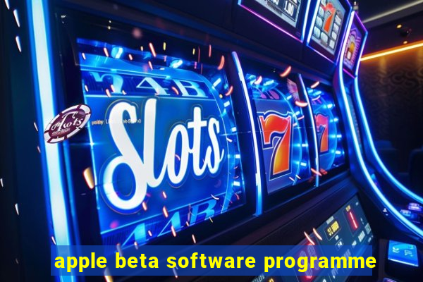 apple beta software programme